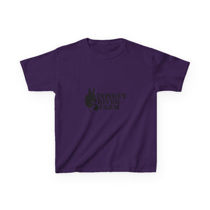 Donkey River Farm Kids T‑Shirt — Cute Donkey Logo Tee for Children