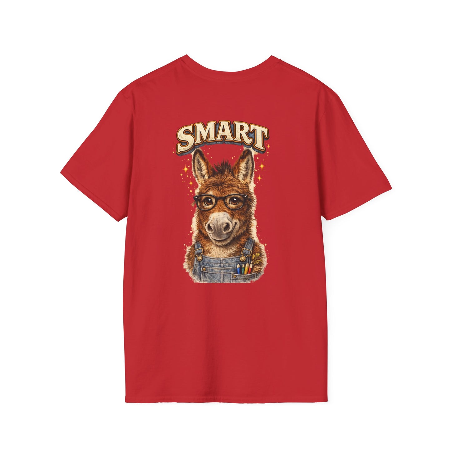 Smart Donkey T-Shirt — Funny Nerdy Animal Graphic Tee