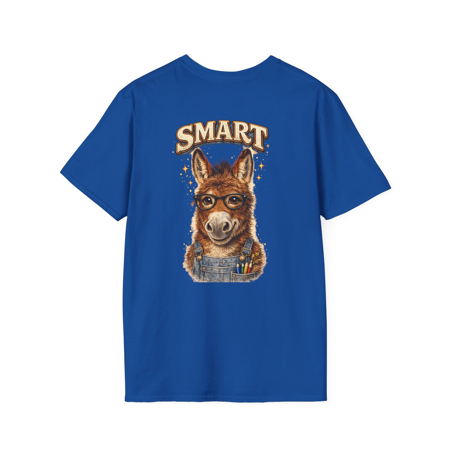 Smart Donkey T-Shirt — Funny Nerdy Animal Graphic Tee