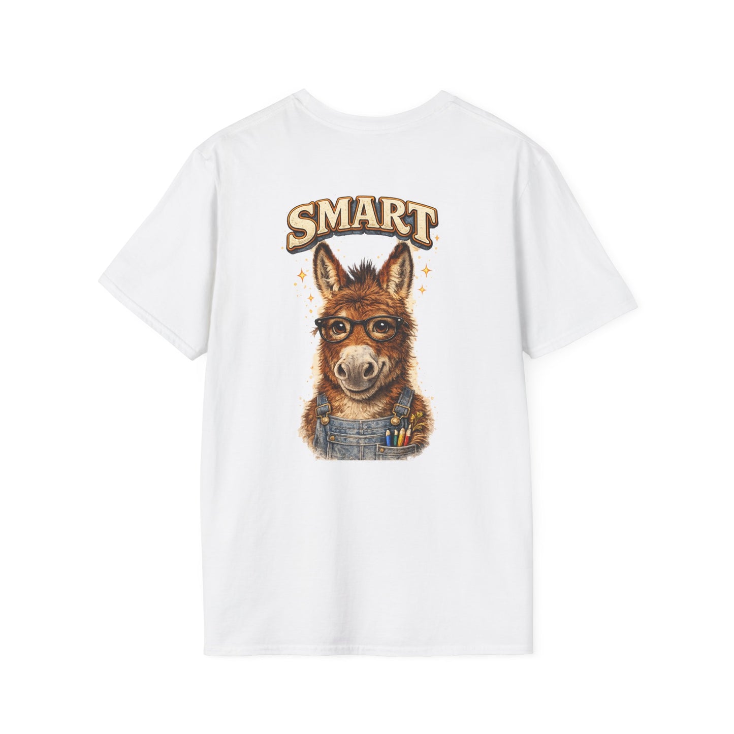 Smart Donkey T-Shirt — Funny Nerdy Animal Graphic Tee