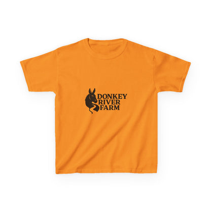 Donkey River Farm Kids T‑Shirt — Cute Donkey Logo Tee for Children
