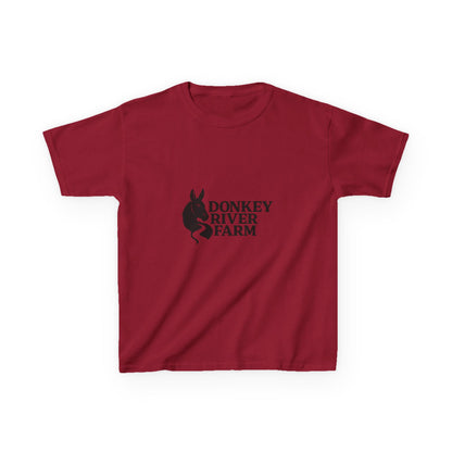 Donkey River Farm Kids T‑Shirt — Cute Donkey Logo Tee for Children