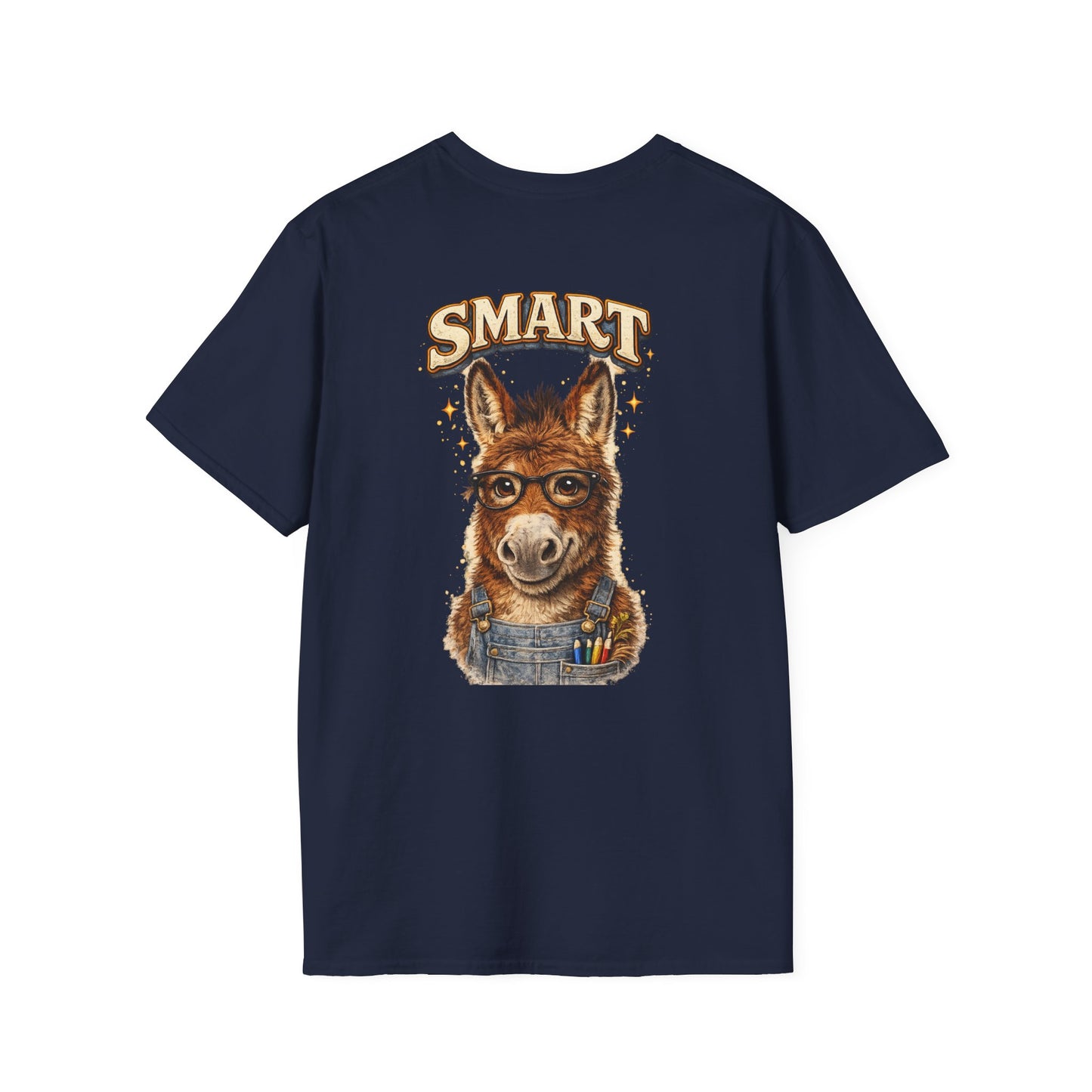 Smart Donkey T-Shirt — Funny Nerdy Animal Graphic Tee