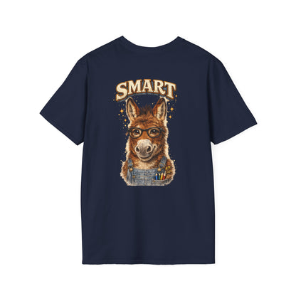 Smart Donkey T-Shirt — Funny Nerdy Animal Graphic Tee