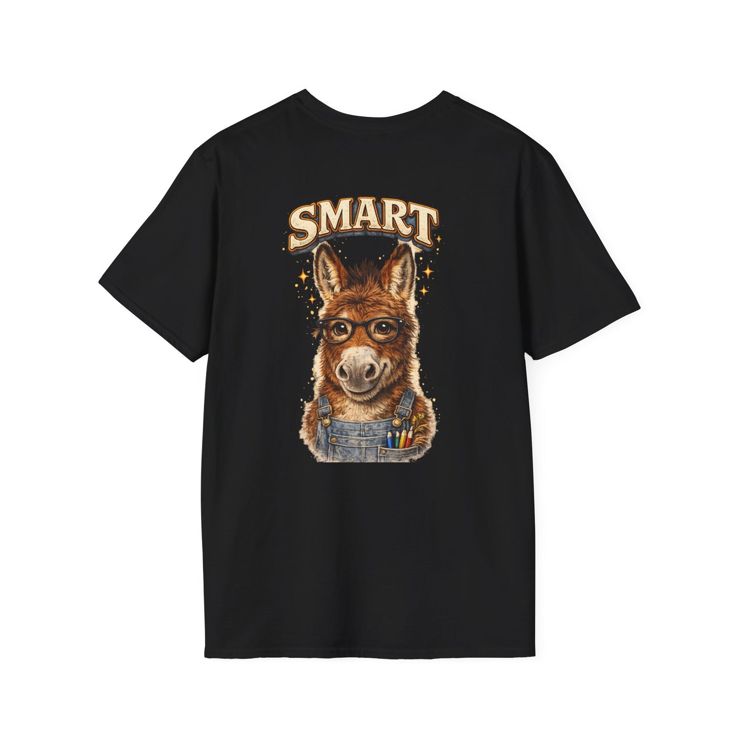 Smart Donkey T-Shirt — Funny Nerdy Animal Graphic Tee