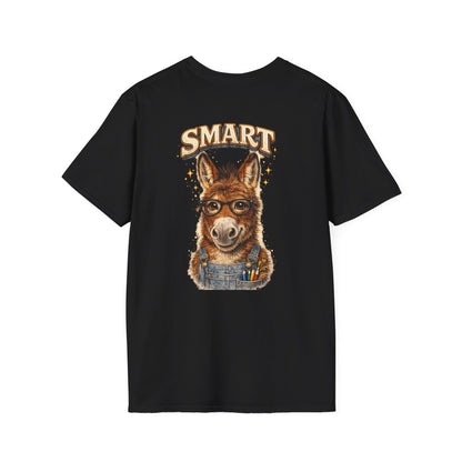 Smart Donkey T-Shirt — Funny Nerdy Animal Graphic Tee