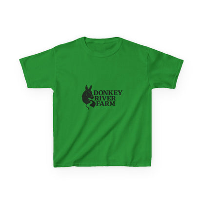 Donkey River Farm Kids T‑Shirt — Cute Donkey Logo Tee for Children