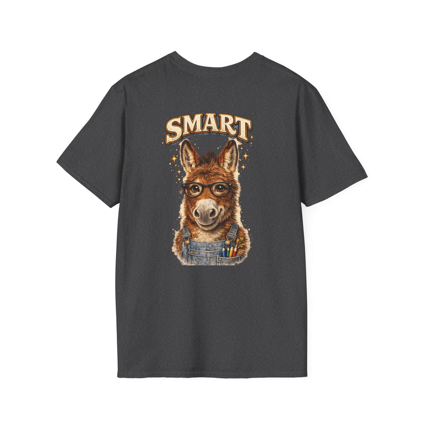 Smart Donkey T-Shirt — Funny Nerdy Animal Graphic Tee