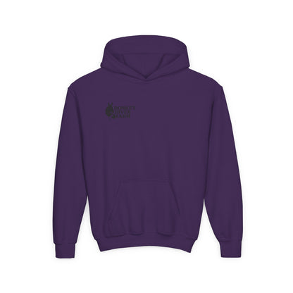 Youth Donkey River Co-op Hoodie — Cute Farm Donkey Graphic Sweatshirt